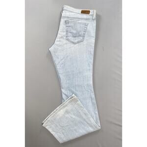 AG The Belle Flare Lightweight Stretch Soft Denim Jeans. Light Wash, Women's 32R